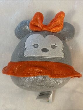 Disney Squishmallows Ghost Minnie Mouse Halloween 8” Kellytoy Plush